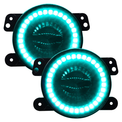 ORACLE Lighting Hi-Perf LED Fog Lights: Fits Jeep Wrangler / Gladiator (07-26) w/o Controller