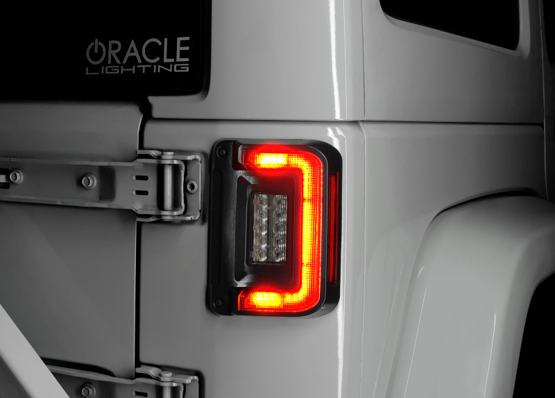 Oracle Lighting Flush Mount LED Tail Lights: Jeep Wrangler (07-18) / JK (18)