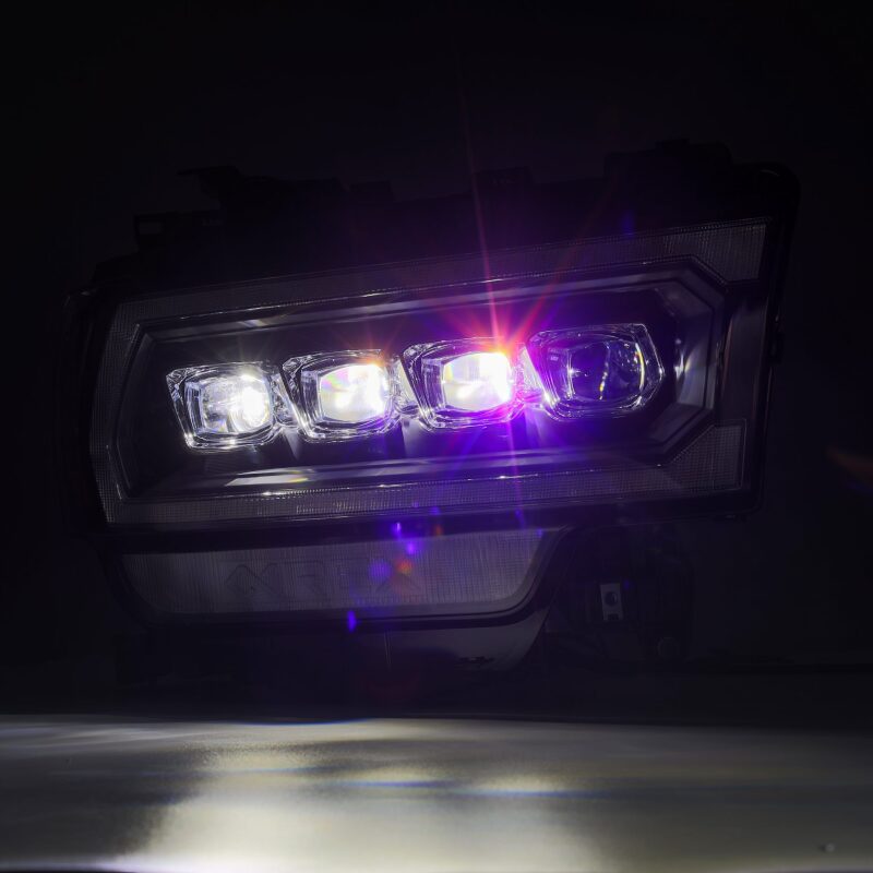 AlphaRex NOVA LED Projector Headlights (Black): Ram 2500 & 3500 2019 - 2024