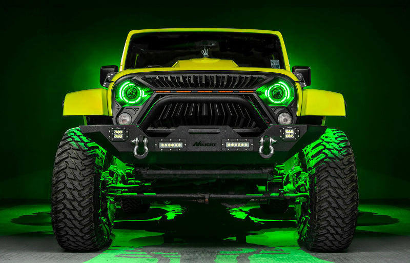 ORACLE Lighting ColorSHIFT Bi-LED Projector Headlights (FRONT): Jeep Wrangler (07-18)