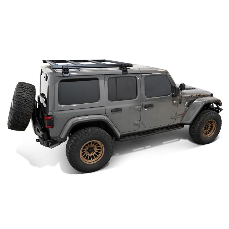 Westin Textured Black Rock Slider: Jeep Wrangler (18-24)