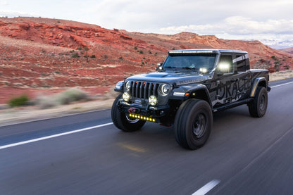 ORACLE Lighting Integrated Windshield LED Light Bar System: Jeep Wrangler / Gladiator (18-24)