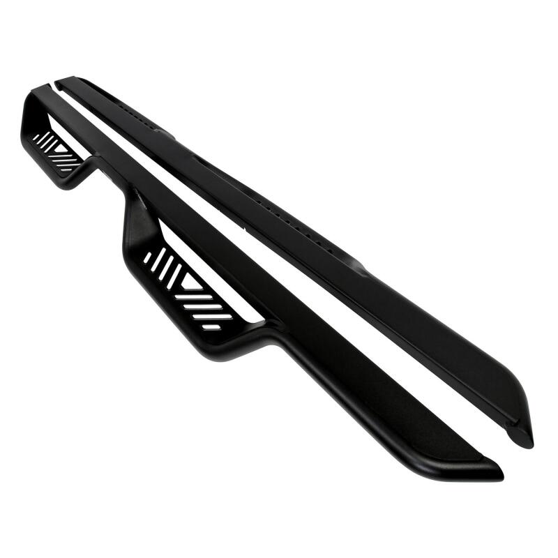 Westin Black Outlaw Drop Nerf Step Bars: Jeep Wrangler JK Unlimited 2007-2018