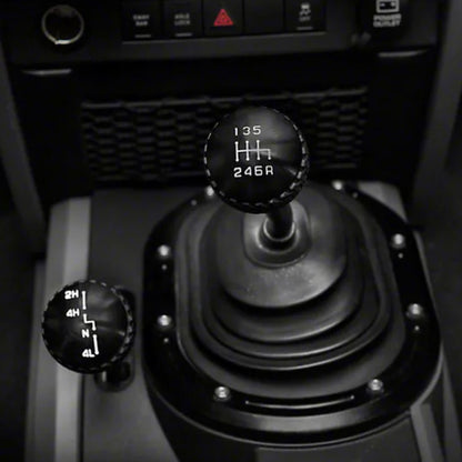 DV8 Offroad Black 6-Speed Shift Knob: Jeep Wrangler (2011-2017) / Wrangler JK (2018)