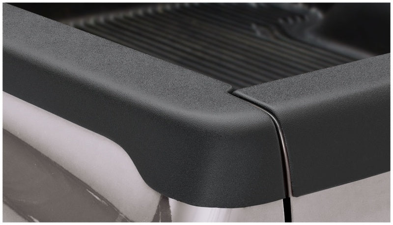 Bushwacker Ultimate SmoothBack Matte Black Bed Rail Caps: Dodge Ram (02-10)