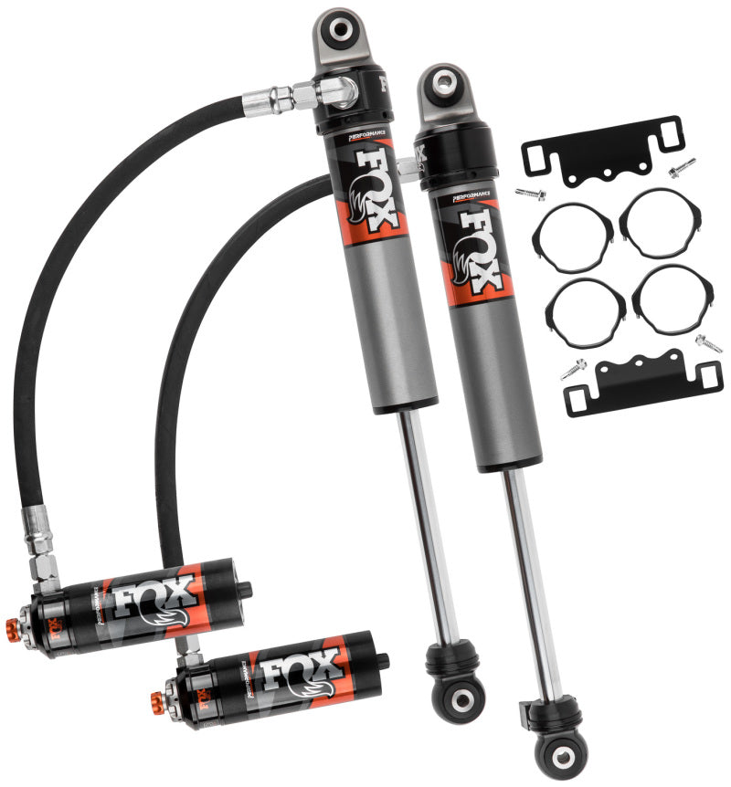 FOX Performance Elite Series 2.5 Reservoir Front Shocks Adjustable (FRONT): Jeep Wrangler JL 2018-26 / Gladiator JT 2020-24 w/ 2-3" Lift
