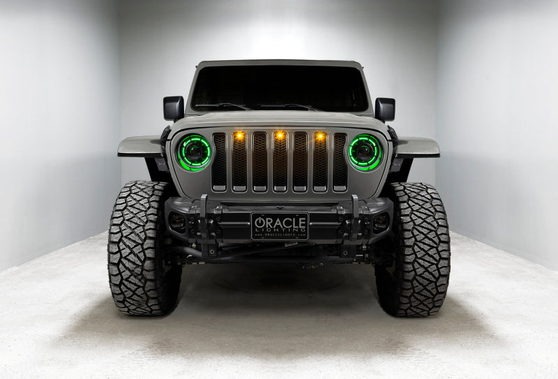 ORACLE Lighting Bi-LED Projector Headlights: Jeep Wrangler / Gladiator (18-24)