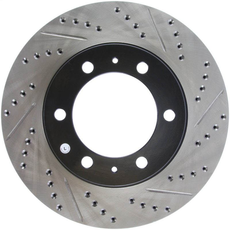 Stoptech SportStop 319mm Disc Rotors | Toyota 4Runner (03-05, 06-09), Tacoma (05-08, 09-11, 12-15, 16-19) (127.44129L)