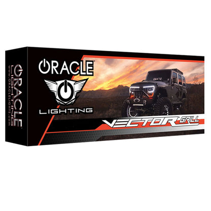 Oracle Lighting Vector Series Full LED Grille: Jeep Wrangler (18-23) / Gladiator (20-23)