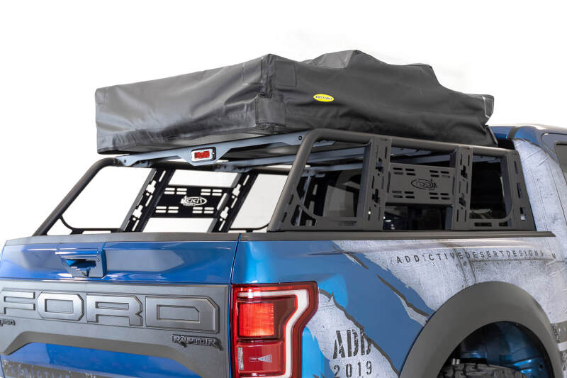Addictive Desert Designs Overlander Chase Rack w/ 3rd Brake Light | Ford F-150 / Raptor (21-23) (C118822000103)