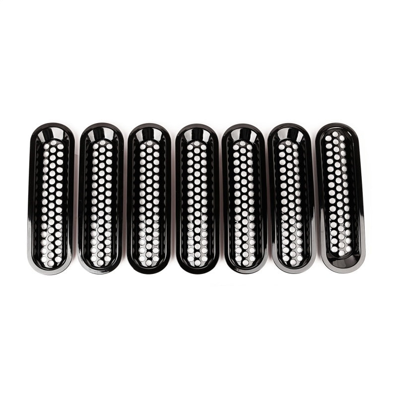 Rugged Ridge Perforated Mesh Grille Inserts | Jeep Wrangler JK (07-18) / JL (18-25) (11306.31)