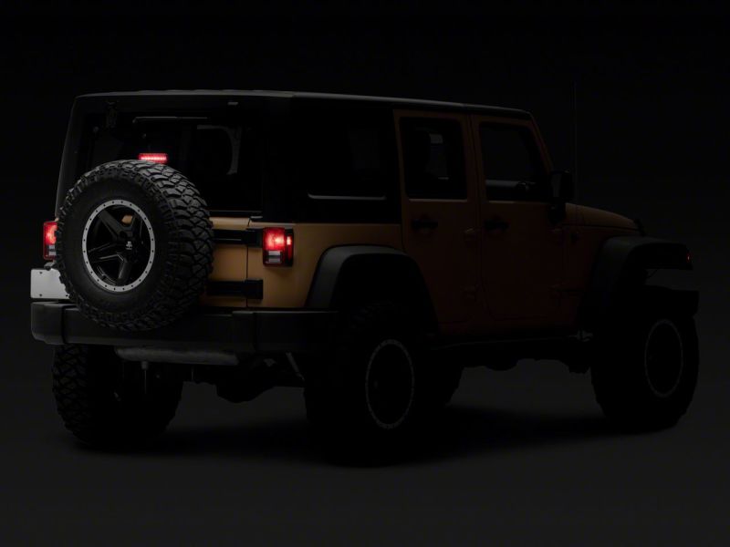 Raxiom Axial Series Hyper Flash LED 3rd Brake Light: Jeep Wrangler (07-18)