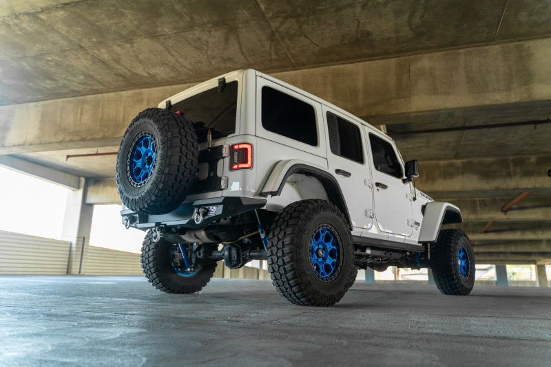 DV8 Offroad MTO Series Rear Bumper w/ Tire Carrier | Jeep Wrangler JL (18-25) (RBJL-13)