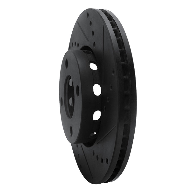 R1 90-91 Audi 90 Quattro Front Drilled & Slotted Brake Rotor | Ford Ranger (19-26) (ECB-73011R)