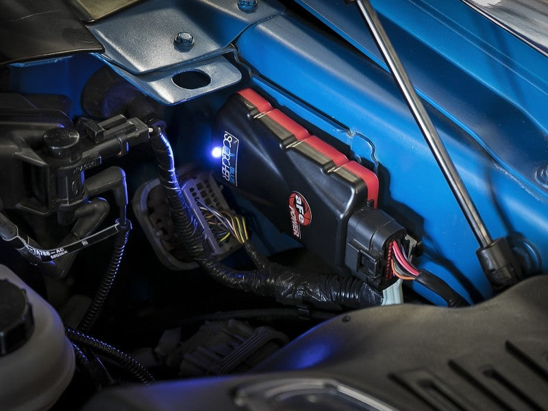 aFe Scorcher Blue Power Module | Ford F-150 V6 2.7L/3.5L (21) (77-83044)