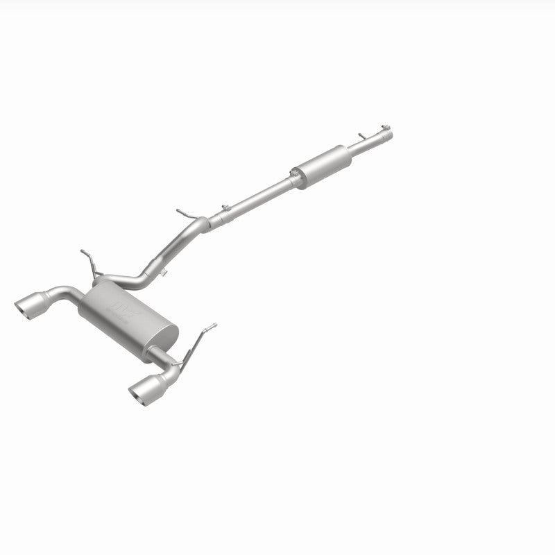 MagnaFlow Cat-Back Exhaust Black Tips (REAR): Jeep Wrangler 2012-2017 3.6L V6