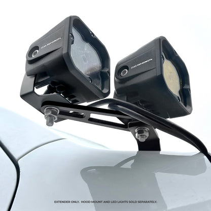 Go Rhino XE Hood Hinge Cube Light Mount | Ford Ranger / Bronco (19-26) (732400T)