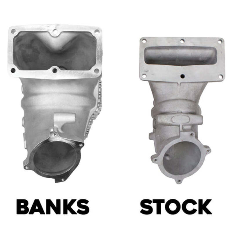 Banks Monster-Ram Intake System Raw (F&R): RAM 2500/3500 2013-2018 6.7L Cummins