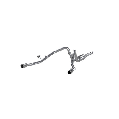 MBRP 3in. Cat-Back Dual Split Rear Exit Exhaust | Ford F150 (04-08) 4.6L/5.4L EC/CC-SB (S5202409)