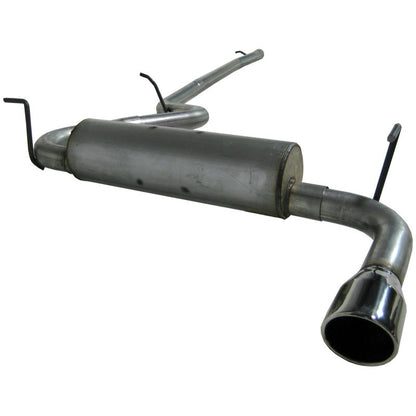 MBRP Installer Series 2.5" Cat-Back Exhaust (REAR): Jeep Wrangler JK 2007-2011 3.8L