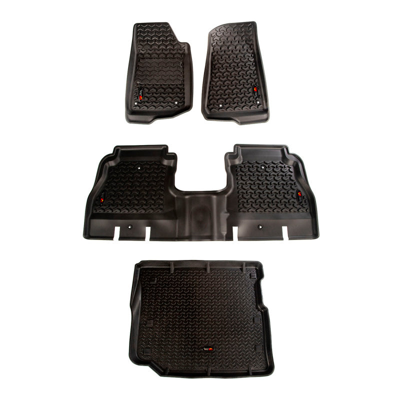 Rugged Ridge Floor Liner Front/Rear/Cargo | Jeep Wrangler JL (18-21) (12988.05)