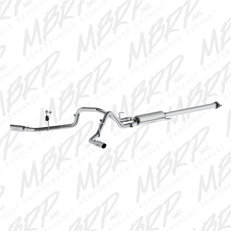 MBRP 2.5in Dual Side Split Alum Cat-Back | Ford F-150 15-20 (S5254AL) (S5254AL)