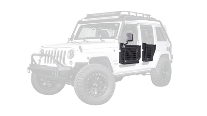 Body Armor 4x4 Trail Doors Rear Pair: Jeep Wrangler (07-17) / Wrangler JK (18)