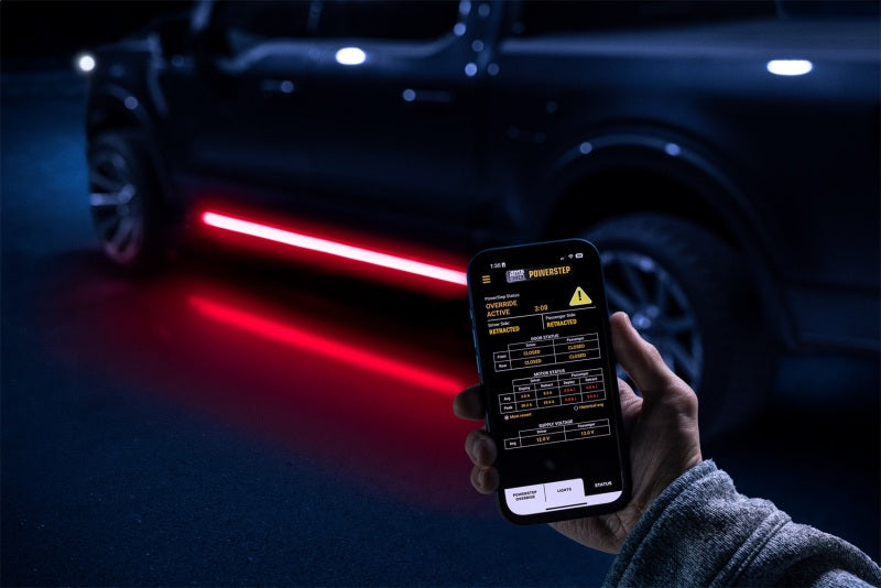 AMP Research 21-24 Ford F-150 PowerStep & LED Lighting | Ford F-150 (21-26) / Raptor (21-26) / Lightning (22+) (96152-01A)
