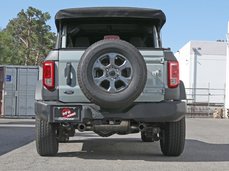 aFe Vulcan 3in to 2.5in SS Axle-Back Exhaust | Ford Bronco (21-24) (49-33137-C)