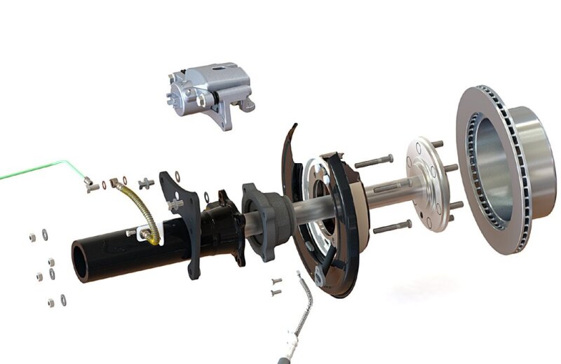 Pedders Rear Brake Conversion Kit | Toyota Tacoma (05-19) (PED-PBCK006)
