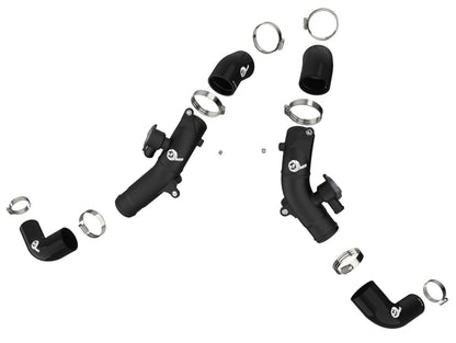aFe 2.5in Aluminum Hot Charge Pipe w/ SS Clamps | Toyota Tundra V6-3.5L (22+) (46-20568-B)