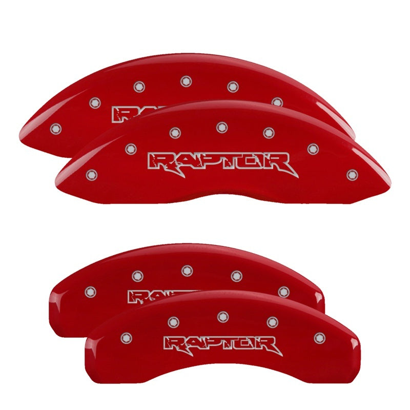 MGP 4 Caliper Covers | Ford F-150 (09-12/13-14/15-17/18-20) / Raptor (17-20) (10219SRPTRD)