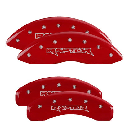 MGP 4 Caliper Covers | Ford F-150 (09-12/13-14/15-17/18-20) / Raptor (17-20) (10219SRPTRD)