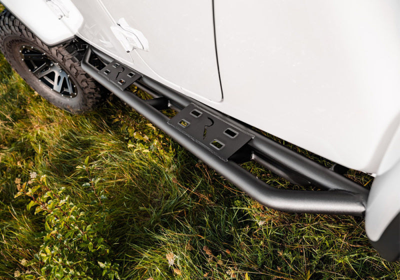 Rampage SRS Sidebar Rock Crawler Steps (PAIR) (BLACK): Fits Most Jeep Gladiator Models (2018-2026)