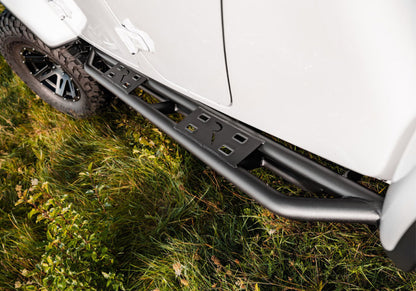 Rampage SRS Sidebar Rock Crawler Steps (PAIR) (BLACK): Fits Most Jeep Gladiator Models (2018-2026)