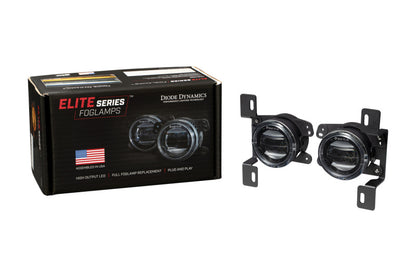 Diode Dynamics Elite Series Fog Lamps Yellow (FRONT): Jeep Wrangler JK 2007-2018 / JL Rubicon 2018-26 / Gladiator JT 2020-24 Steel Bumper