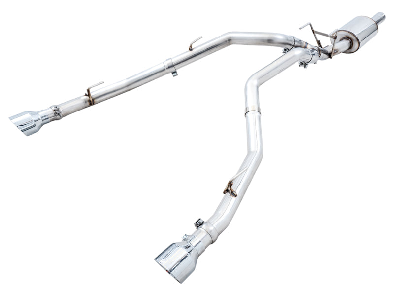 AWE 0FG Dual Rear Exit Catback Exhaust Chrome Silver Tips (REAR): Dodge & RAM Classic 1500 5.7L 2009-21
