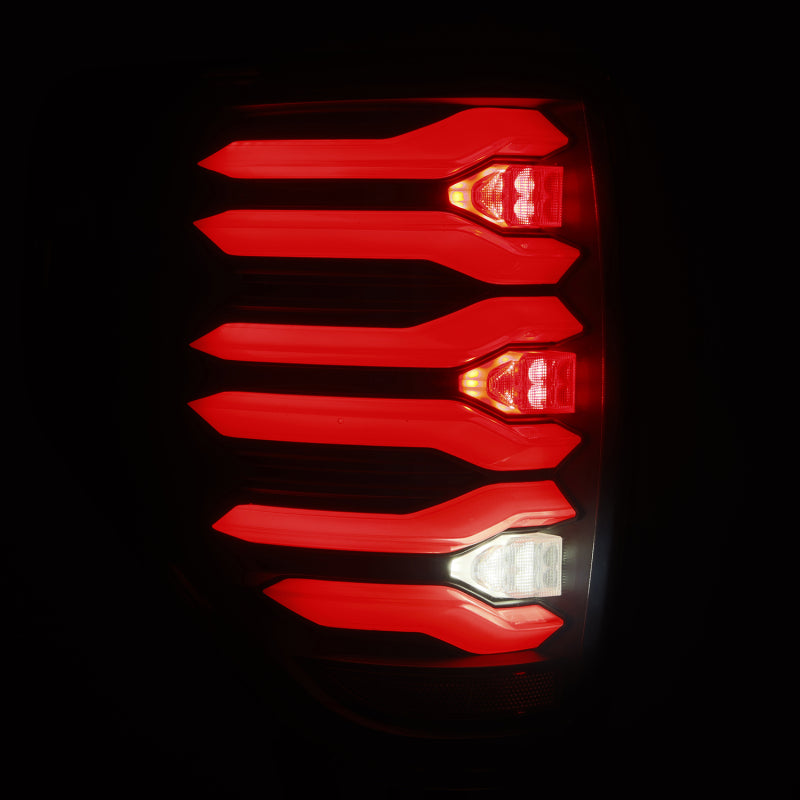 AlphaRex LUXX-Series LED Tail Lights Black | Ford F150 (09-14) (653070)