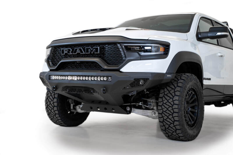 Addictive Desert Designs Stealth Fighter Front Bumper (FRONT): Ram 1500 TRX (19-24) - Hammer Black