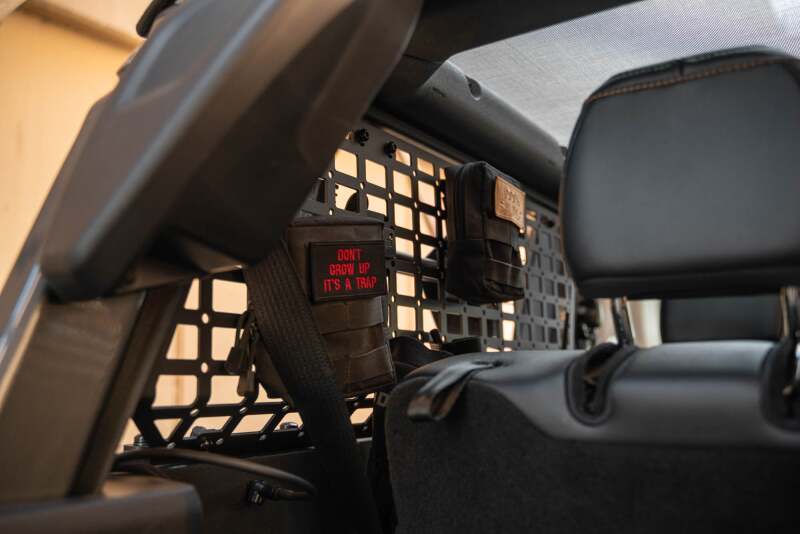 DV8 Offroad 21-24 Ford Bronco 2-Door Rear Window Molle Panels | Ford Bronco (21-26) (MPBR-12)