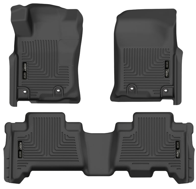 Husky Liners Weatherbeater Black Front & 2nd Seat Floor Liners | Toyota 4Runner 2013 (99571)