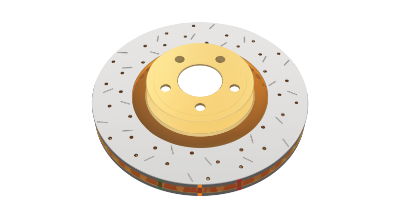 DBA XS 4000 Series Front Brake Rotors (Drilled & Slotted): Dodge Durango (05-09) & Dodge Ram (02-10)