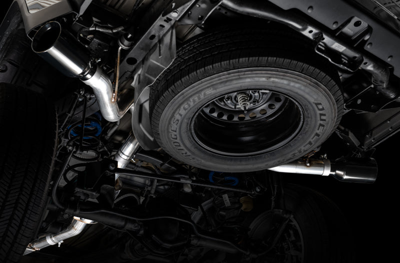 AWE Tread Edition Cat-Back Exhaust (Black Tips, Dual Exit): Jeep Gladiator 3.6L V6 2020 - 2025
