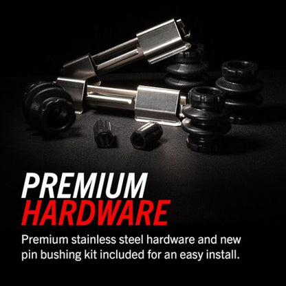 PowerStop Z23 Evolution Sport Brake Pads (FRONT): Jeep Wrangler (2007-17) / Wrangler JK (2018) w/ Hardware