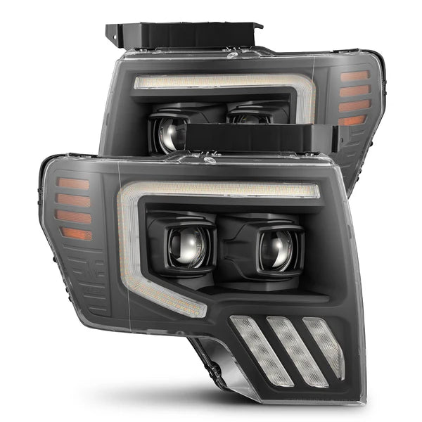AlphaRex MK II LUXX-Series LED Projector Headlights - Black | Ford F-150 (09-14) (880092)