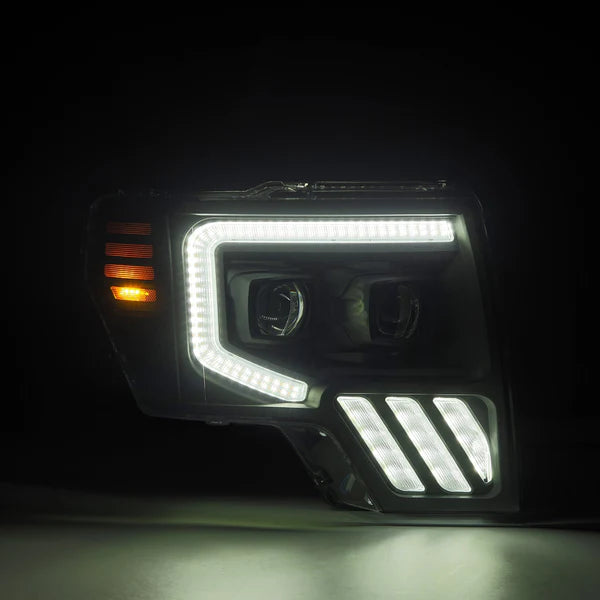 AlphaRex MK II LUXX-Series LED Projector Headlights - Black | Ford F-150 (09-14) (880092)