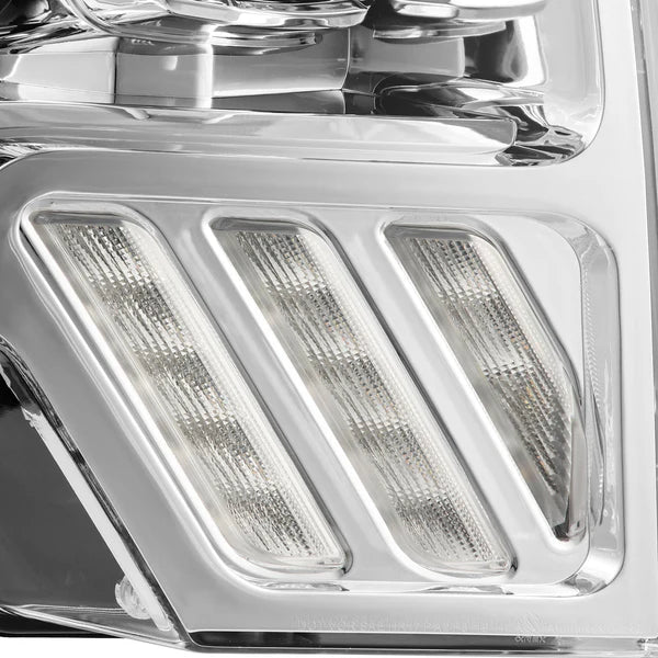 AlphaRex LUXX-Series LED Projector Headlights - Chrome | Ford F-150 (09-14) (880091)