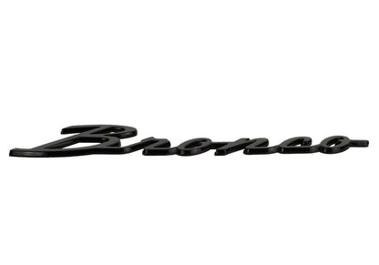 Ford Racing Classic Script Gloss Black Fender Badge | Ford Bronco (21-26) (M-1447-BSGS)