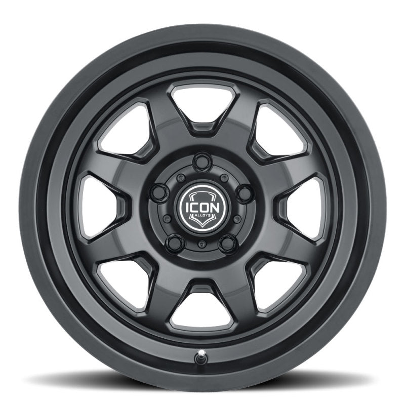 ICON Nuevo 17x8.5 6x5.5 0mm Offset 4.75in BS Satin Black | Ford Bronco (21-26) (8117858347SB)