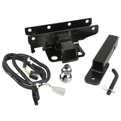 Rugged Ridge 2-Inch Hitch Kit w/ Ball: Fits Most Jeep Wrangler Models (2007-2018)